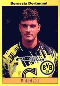 Sticker Michael Zorc - German Football Bundesliga 1993-1994 - Panini