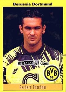 Cromo Gerhard Poschner - German Football Bundesliga 1993-1994 - Panini