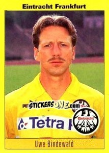 Sticker Uwe Bindewald - German Football Bundesliga 1993-1994 - Panini
