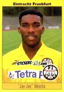 Sticker Jay-Jay Okocha - German Football Bundesliga 1993-1994 n. 64 - Panini