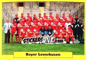 Figurina Mannschaft - German Football Bundesliga 1993-1994 - Panini