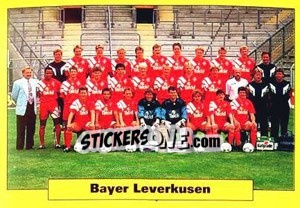 Sticker Mannschaft - German Football Bundesliga 1993-1994 - Panini