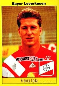 Cromo Franco Foda - German Football Bundesliga 1993-1994 - Panini