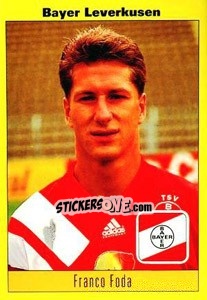 Figurina Franco Foda - German Football Bundesliga 1993-1994 - Panini