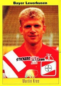 Sticker Martin Kree - German Football Bundesliga 1993-1994 - Panini