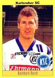 Sticker Burkhard Reich - German Football Bundesliga 1993-1994 n. 87 - Panini