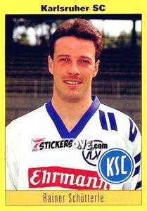 Sticker Rainer Schütterle - German Football Bundesliga 1993-1994 n. 89 - Panini