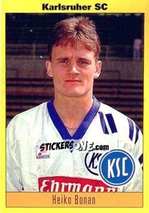 Sticker Heiko Bonan - German Football Bundesliga 1993-1994 n. 92 - Panini