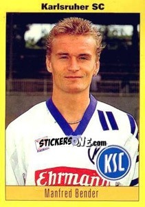 Sticker Manfred Bender - German Football Bundesliga 1993-1994 - Panini