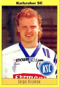 Cromo Sergeij Kirjakow - German Football Bundesliga 1993-1994 - Panini