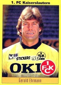 Sticker Gerald Ehrmann - German Football Bundesliga 1993-1994 - Panini