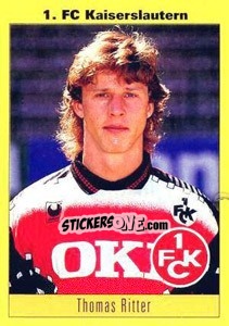 Cromo Thomas Ritter - German Football Bundesliga 1993-1994 - Panini