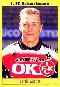 Sticker Martin Wagner - German Football Bundesliga 1993-1994 n. 102 - Panini