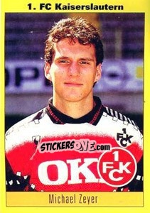 Cromo Michael Zeyer - German Football Bundesliga 1993-1994 - Panini