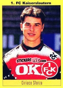 Sticker Ciriaco Sforza - German Football Bundesliga 1993-1994 - Panini