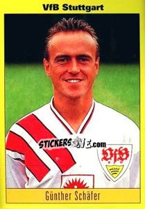 Sticker Günther Schäfer - German Football Bundesliga 1993-1994 - Panini