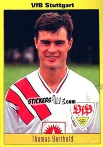 Sticker Thomas Berthold - German Football Bundesliga 1993-1994 - Panini