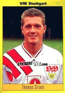 Sticker Thomas Strunz - German Football Bundesliga 1993-1994 - Panini