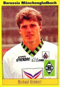 Cromo Michael Klinkert - German Football Bundesliga 1993-1994 - Panini