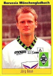 Sticker Jörg Neun - German Football Bundesliga 1993-1994 n. 130 - Panini