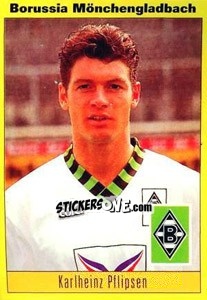 Cromo Karlheinz Pflipsen - German Football Bundesliga 1993-1994 - Panini