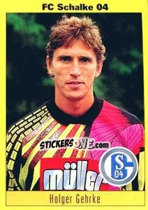 Cromo Holger Gehrke - German Football Bundesliga 1993-1994 - Panini