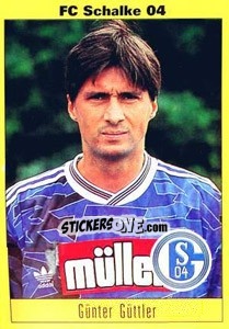 Sticker Günter Güttler - German Football Bundesliga 1993-1994 - Panini