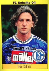Cromo Uwe Scherr - German Football Bundesliga 1993-1994 - Panini