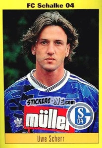 Sticker Uwe Scherr - German Football Bundesliga 1993-1994 n. 141 - Panini