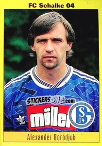 Sticker Alexander Borodjuk - German Football Bundesliga 1993-1994 n. 143 - Panini