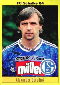 Sticker Alexander Borodjuk - German Football Bundesliga 1993-1994 - Panini