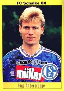 Sticker Ingo Anderbrügge - German Football Bundesliga 1993-1994 n. 144 - Panini