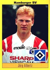 Sticker Jörg Albertz - German Football Bundesliga 1993-1994 n. 155 - Panini