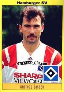 Sticker Andreas Sassen - German Football Bundesliga 1993-1994 - Panini