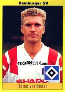 Sticker Thomas von Heesen - German Football Bundesliga 1993-1994 n. 158 - Panini