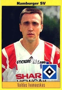 Cromo Valdas Ivanauskas - German Football Bundesliga 1993-1994 - Panini
