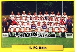 Sticker Mannschaft - German Football Bundesliga 1993-1994 - Panini