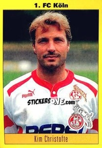 Sticker Kim Christofte - German Football Bundesliga 1993-1994 n. 164 - Panini