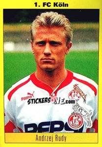 Sticker Andrzeij Rudy - German Football Bundesliga 1993-1994 - Panini
