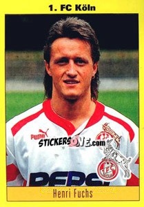 Cromo Henri Fuchs - German Football Bundesliga 1993-1994 - Panini