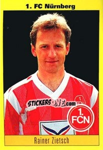 Sticker Rainer Zietsch - German Football Bundesliga 1993-1994 - Panini