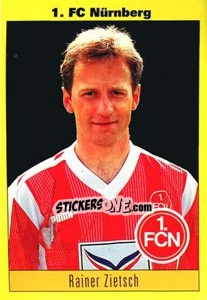 Sticker Rainer Zietsch - German Football Bundesliga 1993-1994 n. 177 - Panini