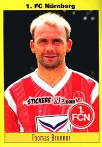 Sticker Thomas Brunner - German Football Bundesliga 1993-1994 - Panini