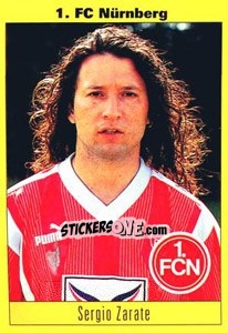 Sticker Sergio Zarate - German Football Bundesliga 1993-1994 n. 185 - Panini