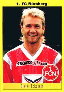 Sticker Dieter Eckstein - German Football Bundesliga 1993-1994 n. 186 - Panini