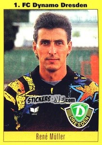 Sticker Rene Müller - German Football Bundesliga 1993-1994 n. 189 - Panini