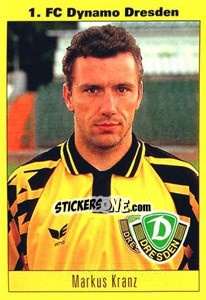 Sticker Markus Kranz - German Football Bundesliga 1993-1994 - Panini