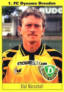Sticker Olaf Marschall - German Football Bundesliga 1993-1994 - Panini