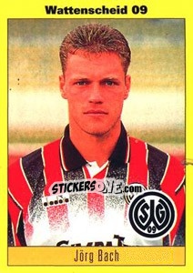 Cromo Jörg Bach - German Football Bundesliga 1993-1994 n. 205 - Panini