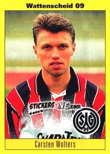 Cromo Carsten Wolters - German Football Bundesliga 1993-1994 - Panini